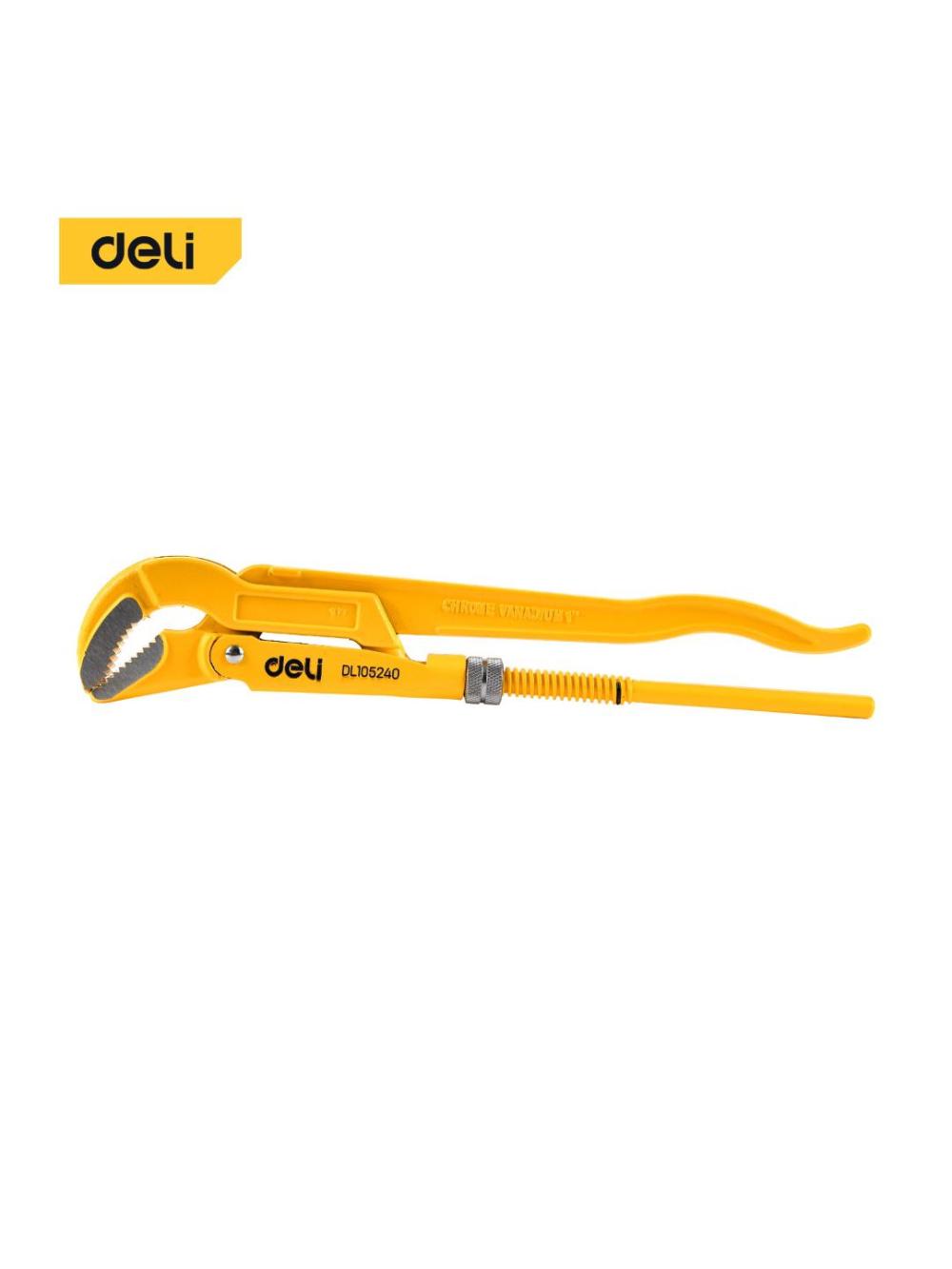 Ключ газовый 45гр 1" Deli D-EDL105240 1