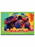 Альбом для рисования "Monster" 08л., А4, на скрепке BG АР4ск8_10947. Цена указана за единицу товара 3