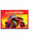 Альбом для рисования "Monster" 08л., А4, на скрепке BG АР4ск8_10947. Цена указана за единицу товара 5