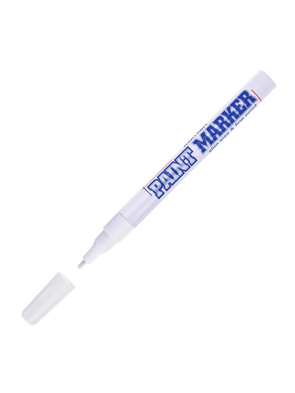 Bo'yoq markeri "Slim" oq, 2 mm, nitro asosli MunHwa SPM-05 1