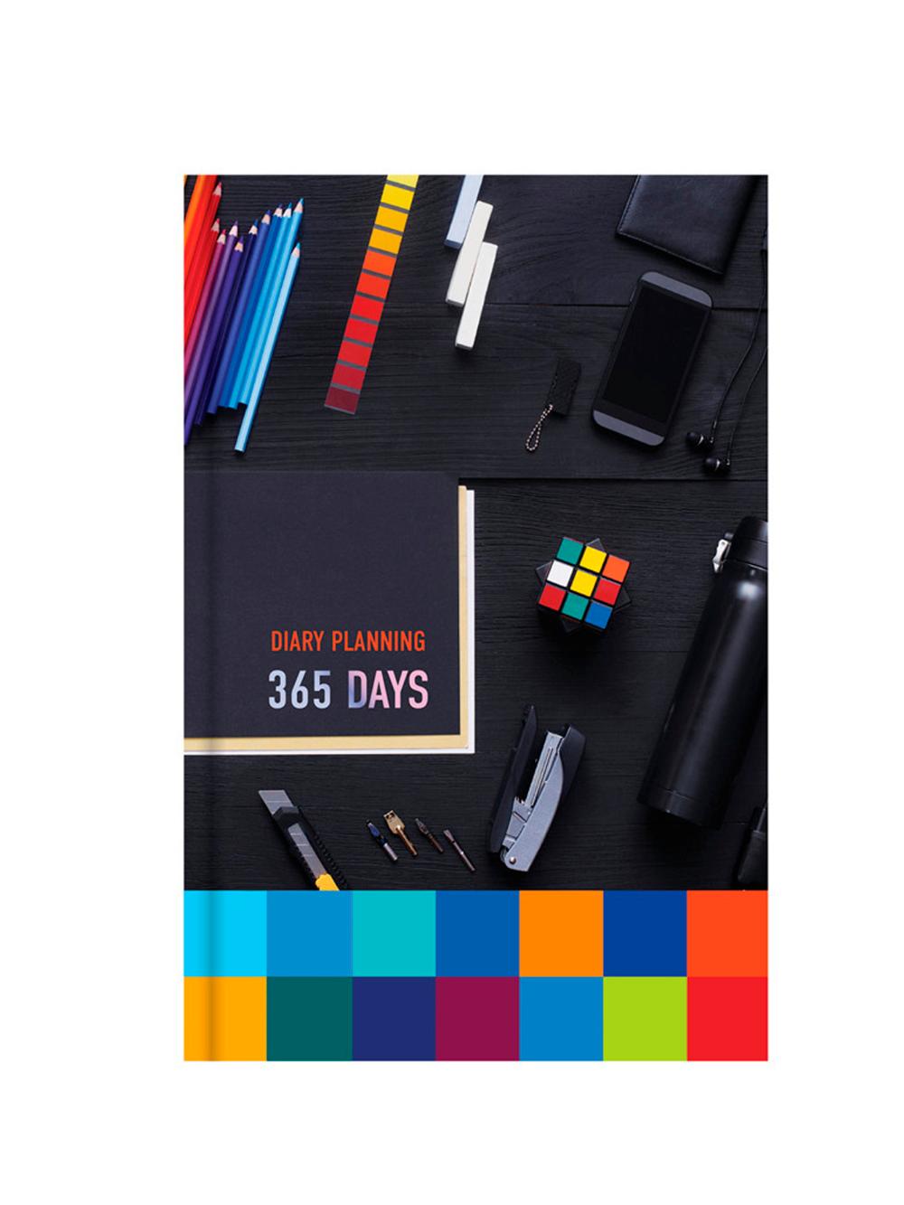 Ежедневник недатированный А5, 160л., 7БЦ "Color block", глянцевая ламинация BG ЕН5т160_лг_9976 1