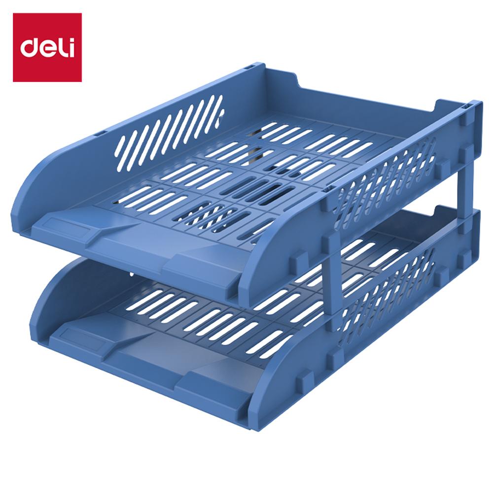 Gorizontal lotok, 2 dona (ko‘k) Deli D-9212-bl 2