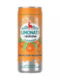 «Gruzin limonadi LIMONATI by Borjomi Mandarин» alyuminiy bankada, 0,33 l (0.33x12), gazlangan ichimlik, alkogolsiz, sok va tabiiy mineral suv «Borjomi» bilan. Narxi blok uchun ko‘rsatilgan. 1 blokda 12 dona 2