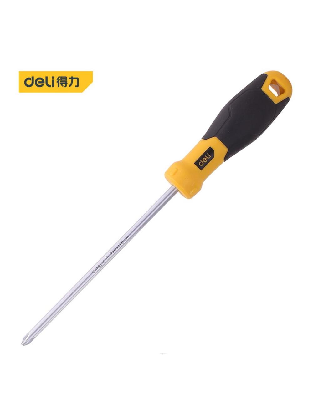 Отвертка крестовая PH2x150mm  Deli D-EDL636150 1