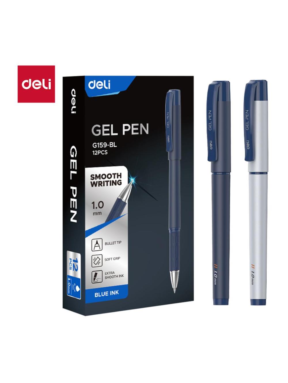 Gel ruchka 1,0 mm (ko'k) Deli D-159-EG-BL 1