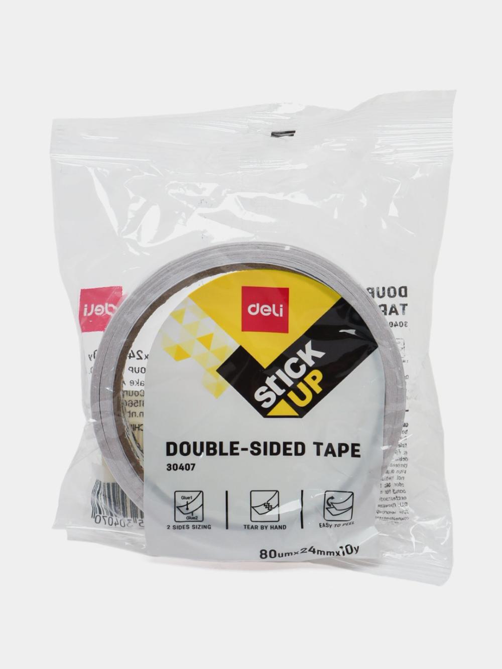 Скотч двухсторонний 24ммх9м Deli D-30407 1