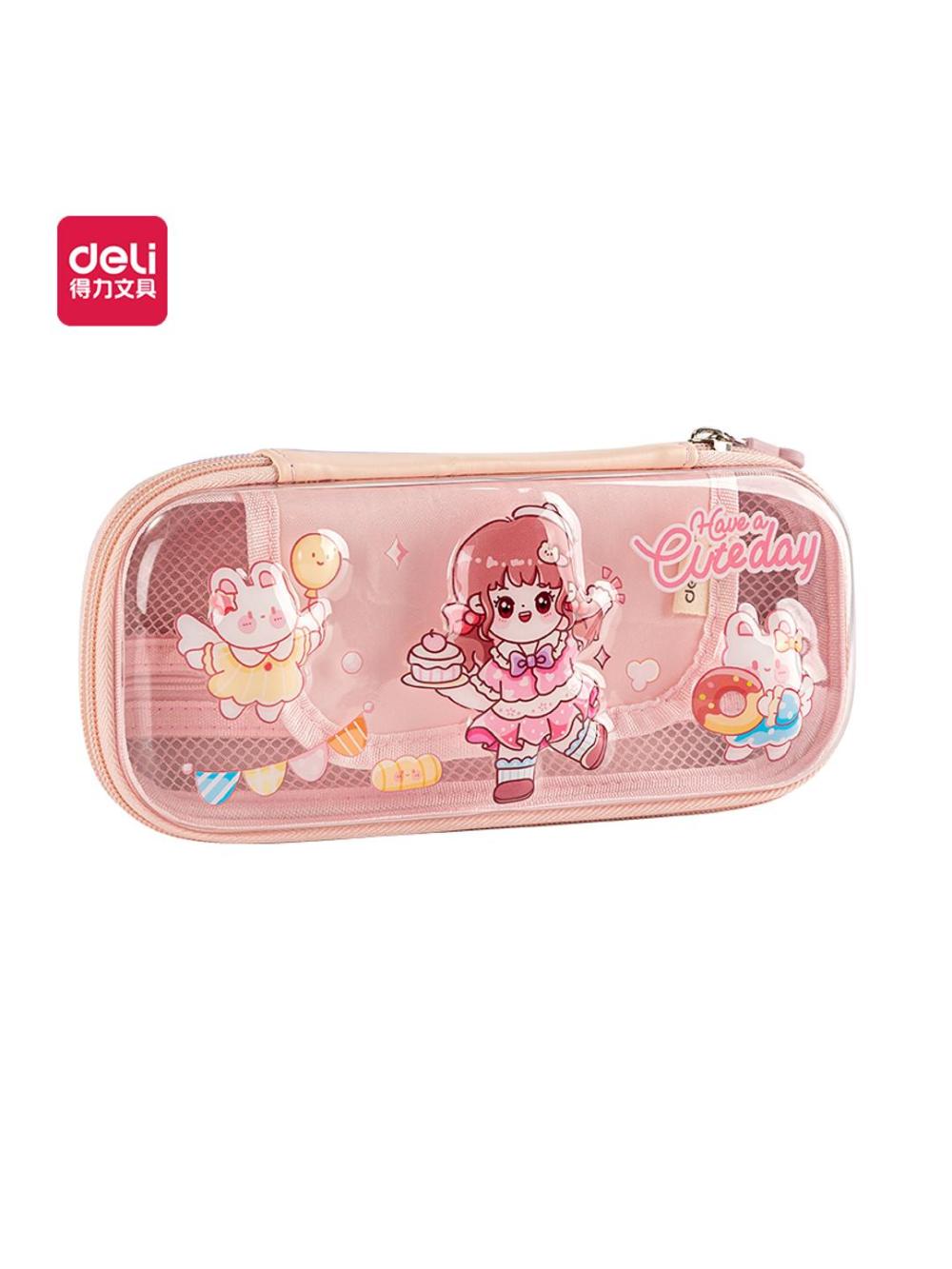 Qalam qutisi (pushti) Deli D-255-BC-pk 1