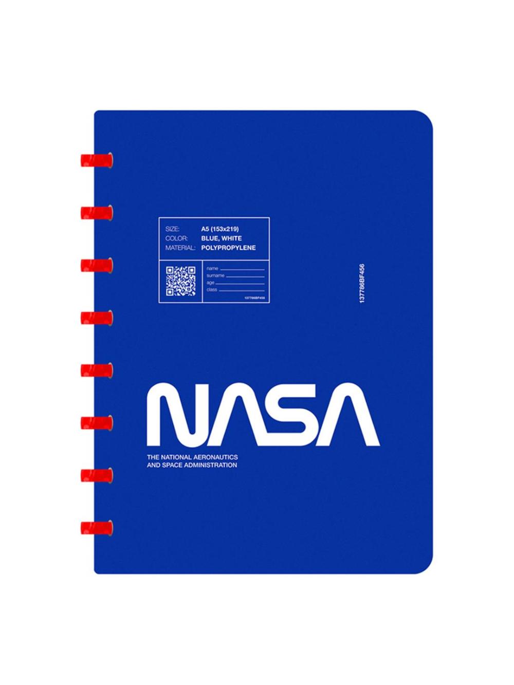 Бизнес-тетрадь А5+, 80л., "Ad Astra", клетка, на кольцах, с возм. замены блока, 80г/м2, пластик. обложка 700мкм, ли Berlingo RNt_A5S10 1
