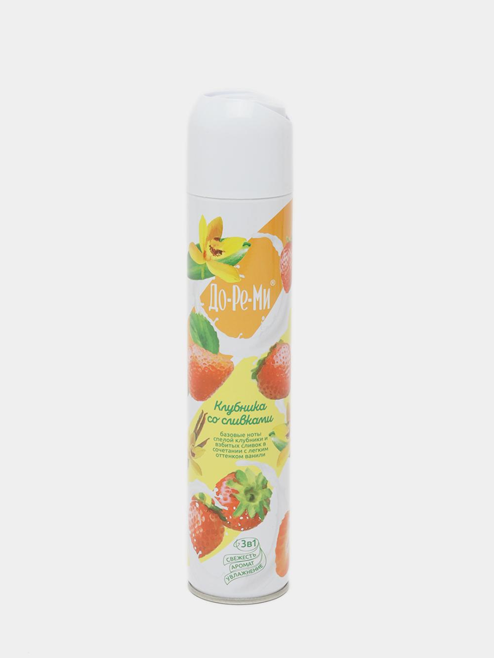 Do-Re-Mi Aqua Plus havo yangilagich – Qulupnay va qaymoq, 350 ml 1
