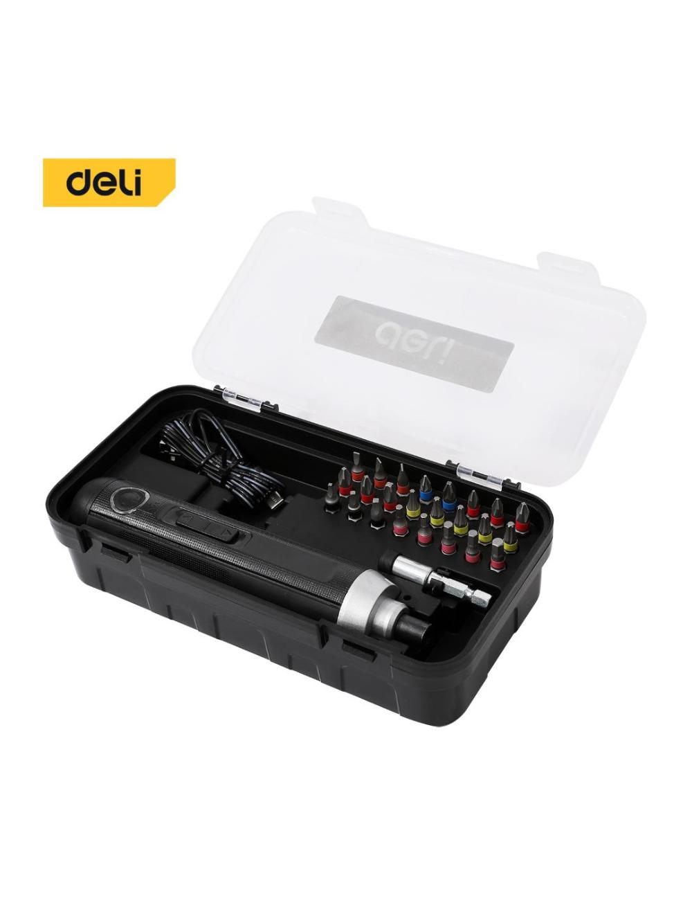 Дрель электрическая 3,6v Deli D-EDL-DP04-E1B2 1