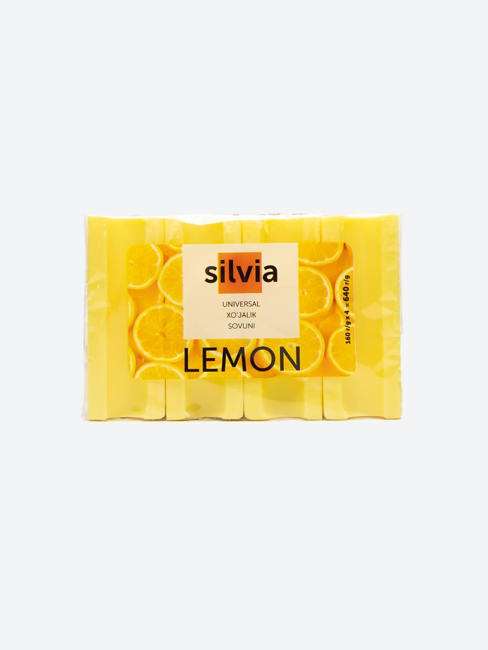 Silvia xo'jalik sovuni Limon 4x160 gramm 3