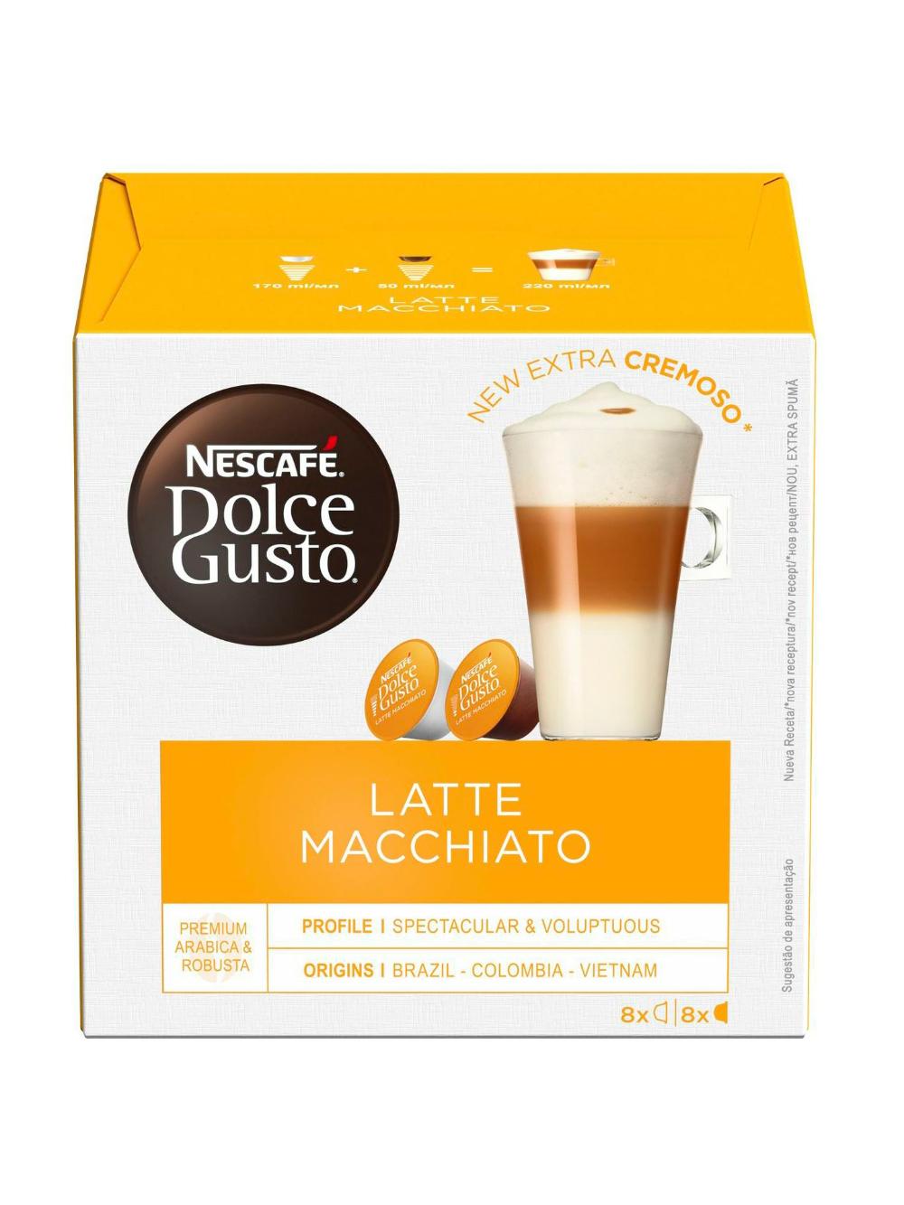 Nescafe DG Latte Macchiato кофе в капсулах 183,2гр. 1/3шт 1
