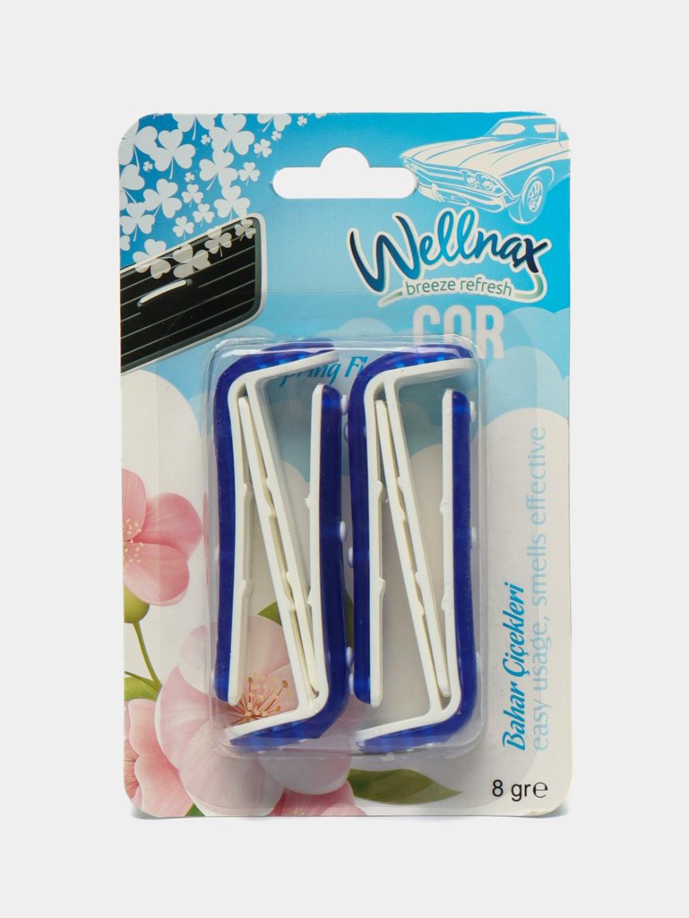 Клипсовый освежитель для автомобиля Wellnax Весенние цветы, 8 г 1