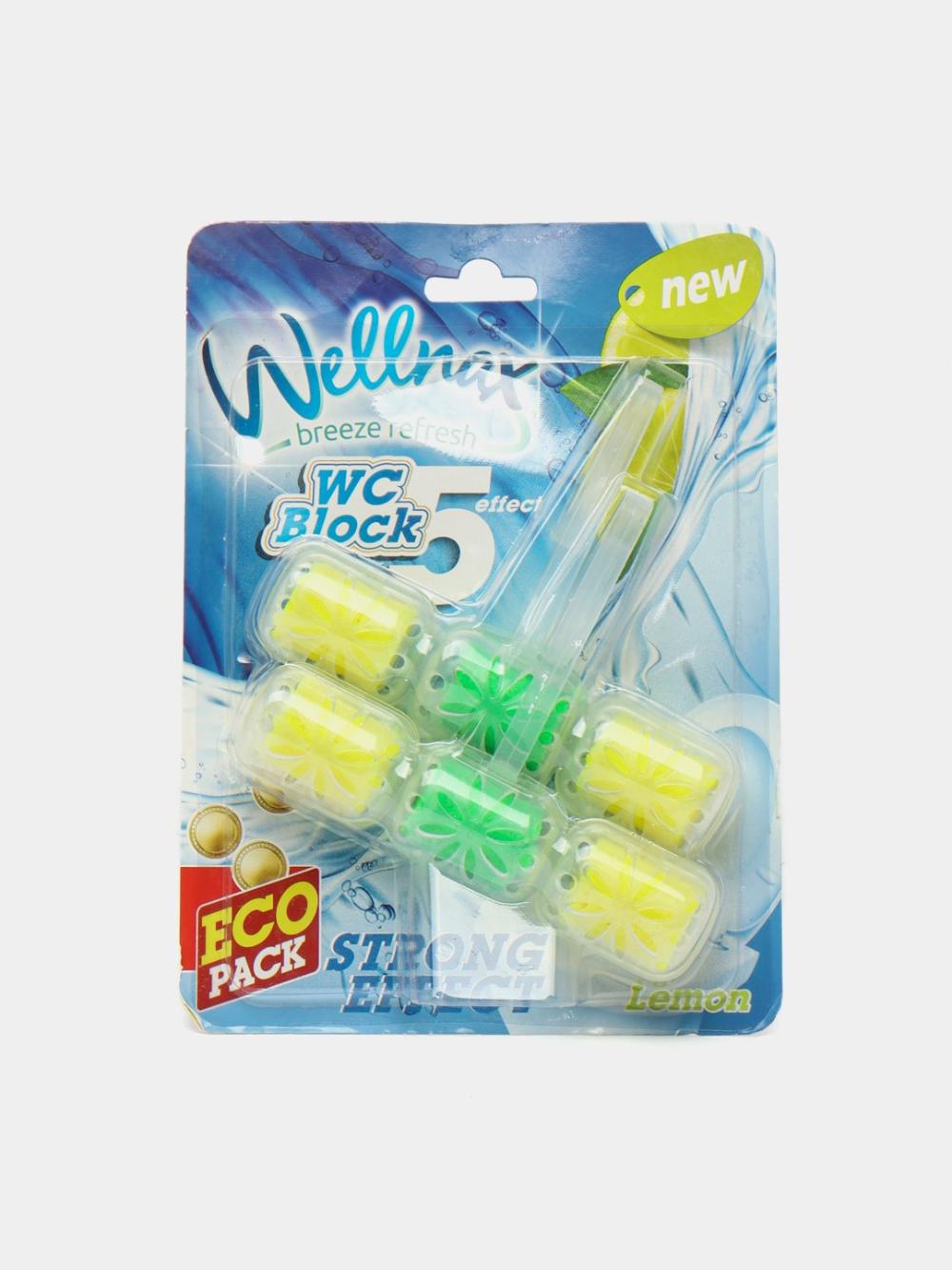 Hojatxona uchun blok-obodok Wellnax Eco Limon, 2x57 g 1