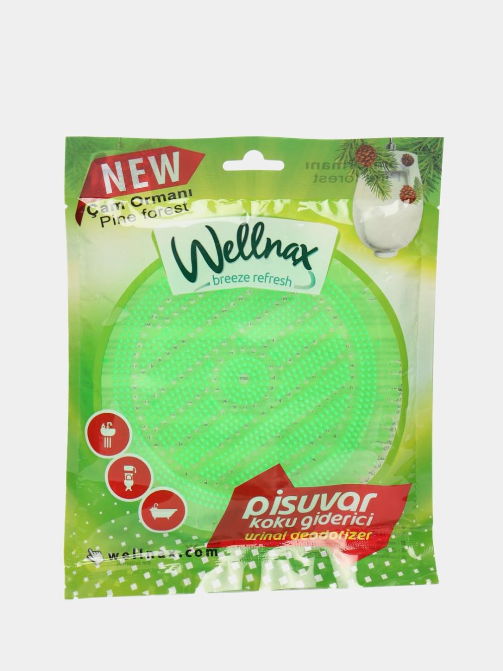 Дезодорант для писсуара Wellnax Сосна, 50 г 1
