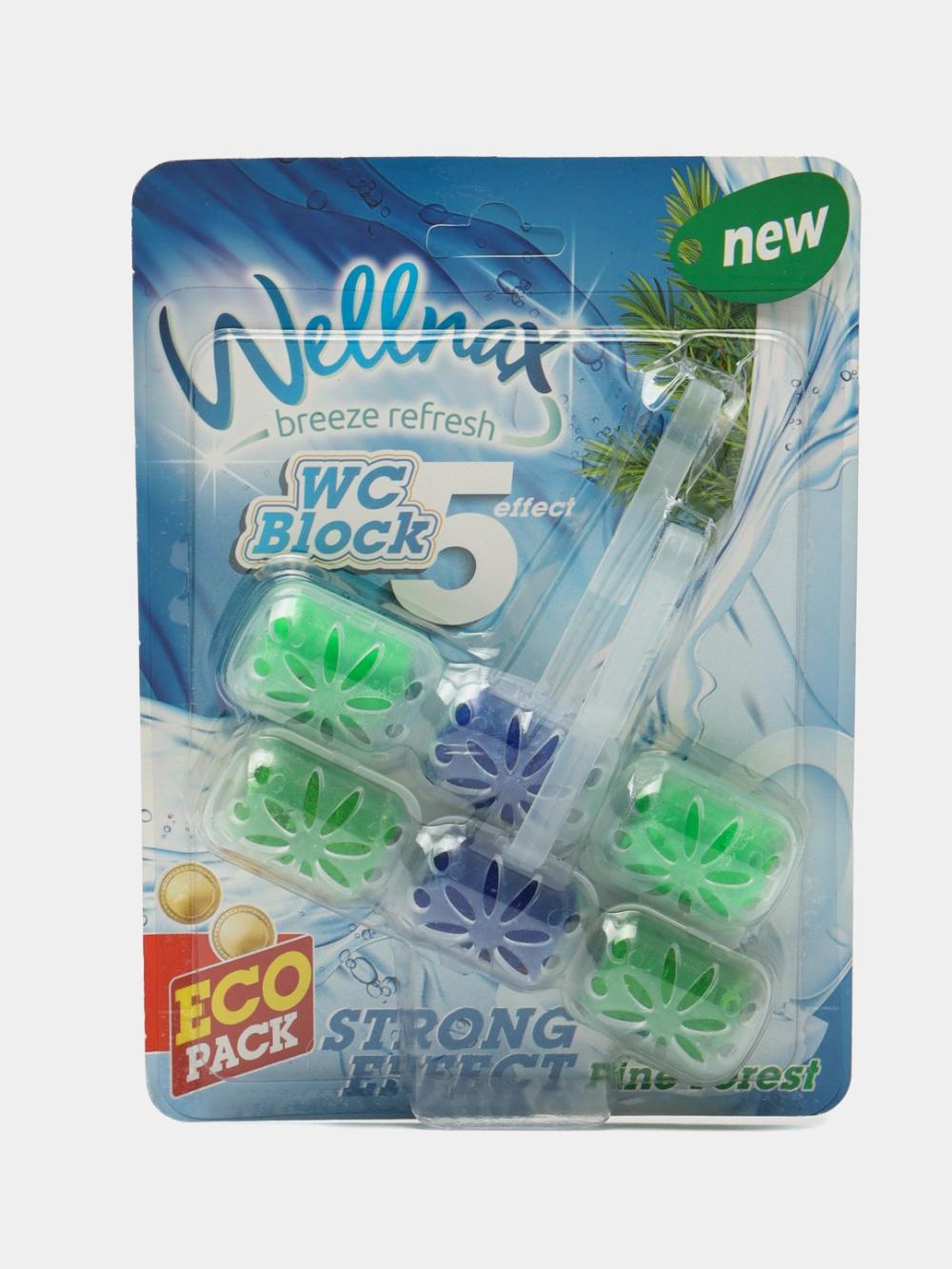 Hojatxona uchun blok-obodok Wellnax Eco Qarag'ay, 2x57 g 1