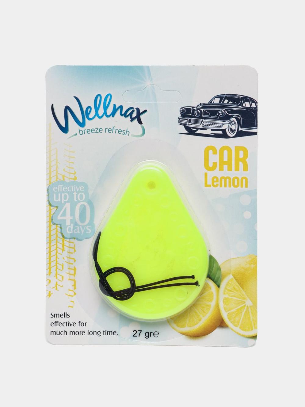 Avtomobil aromatizator Wellnax Limon, 27 g 1