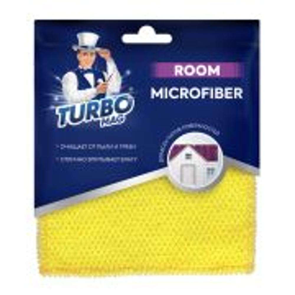 Viskoza salfetkalar Turbomag Universal, sariq, 35x35 sm, 90 g/m², 3 dona 1