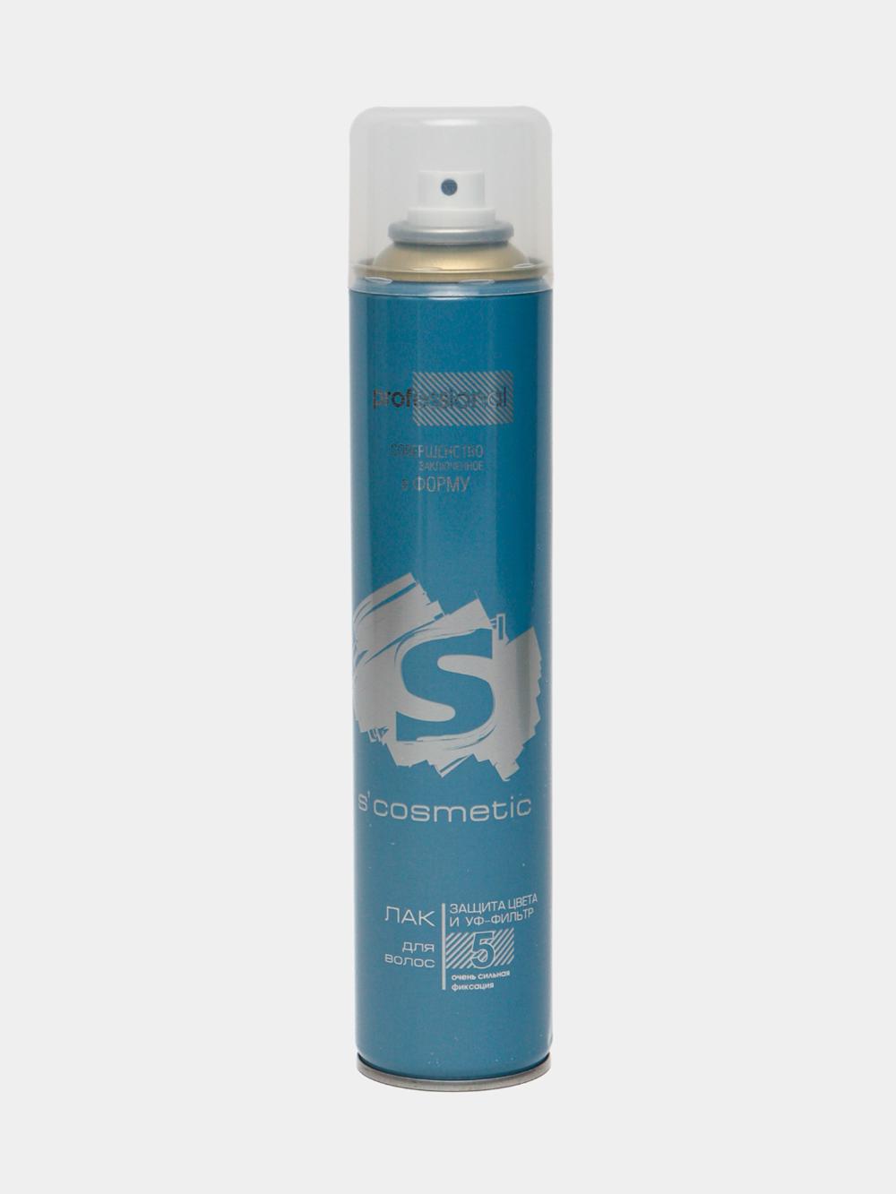 Soch uchun lak S'cosmetic Rangni saqlovchi va UF-filtrli (4), 360 ml 1