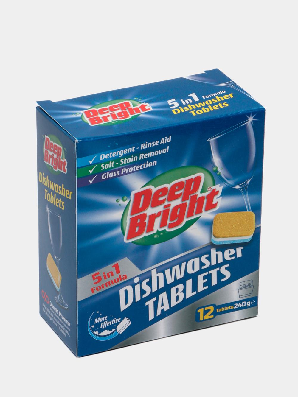 Таблетки для посудомоечной машины Deep Bright, 12 шт. 1