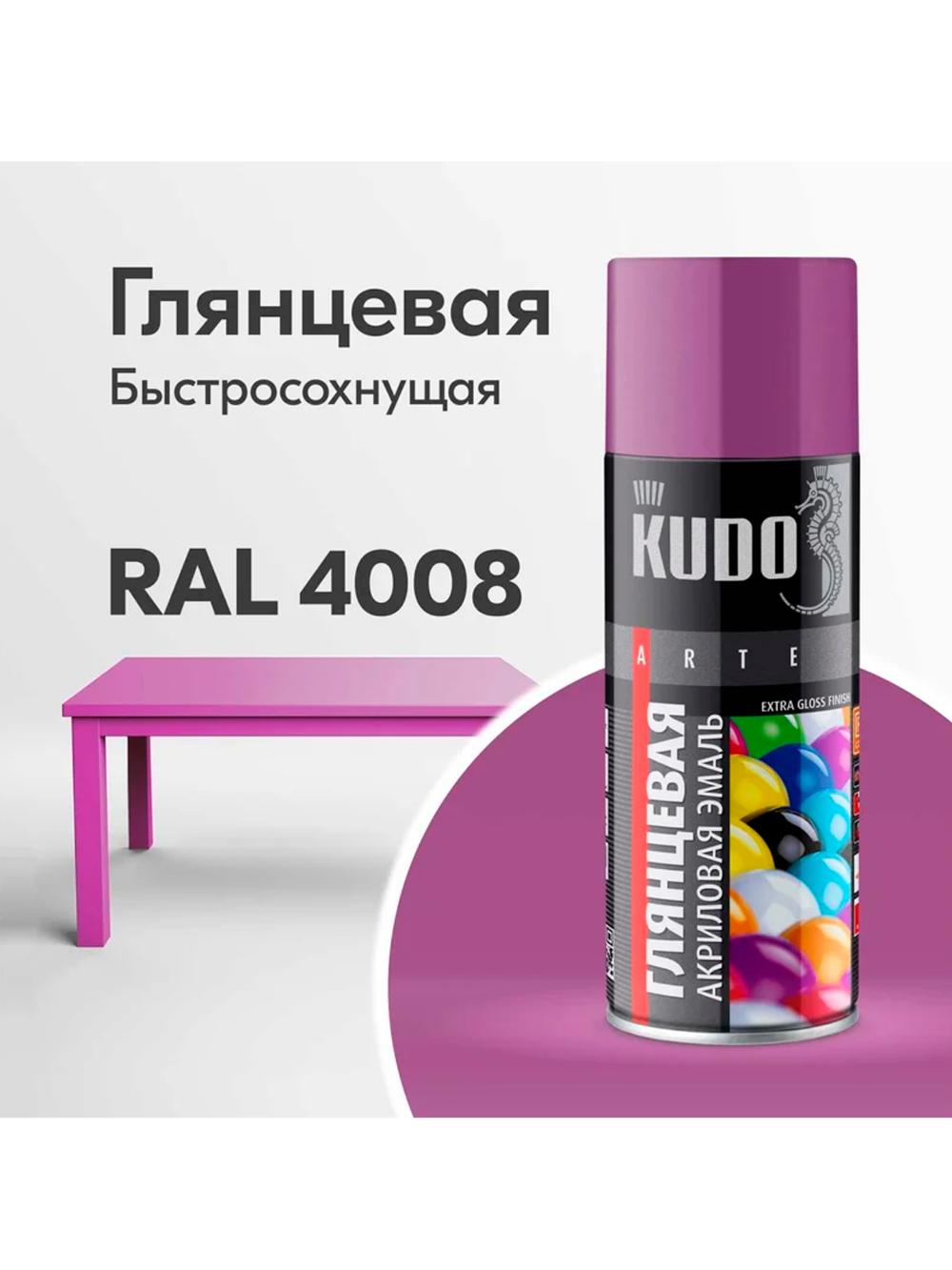 Universal akril emal RAL 4008, binafsha rang yuqori yaltiroq 1