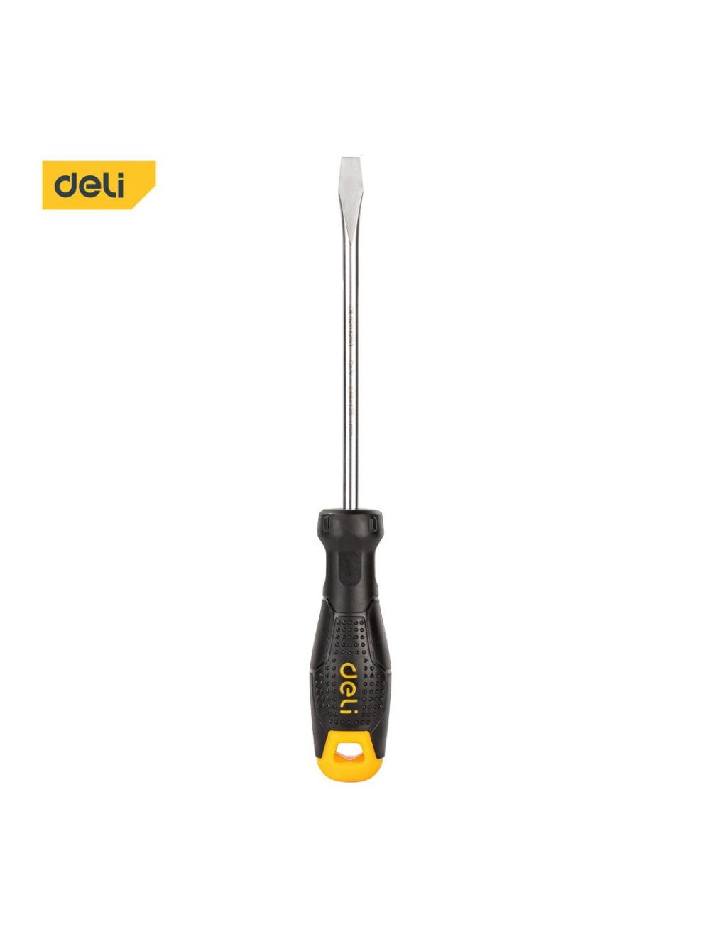 Отвертка плоская SL6x125mm Deli  D-EDL6261251 1