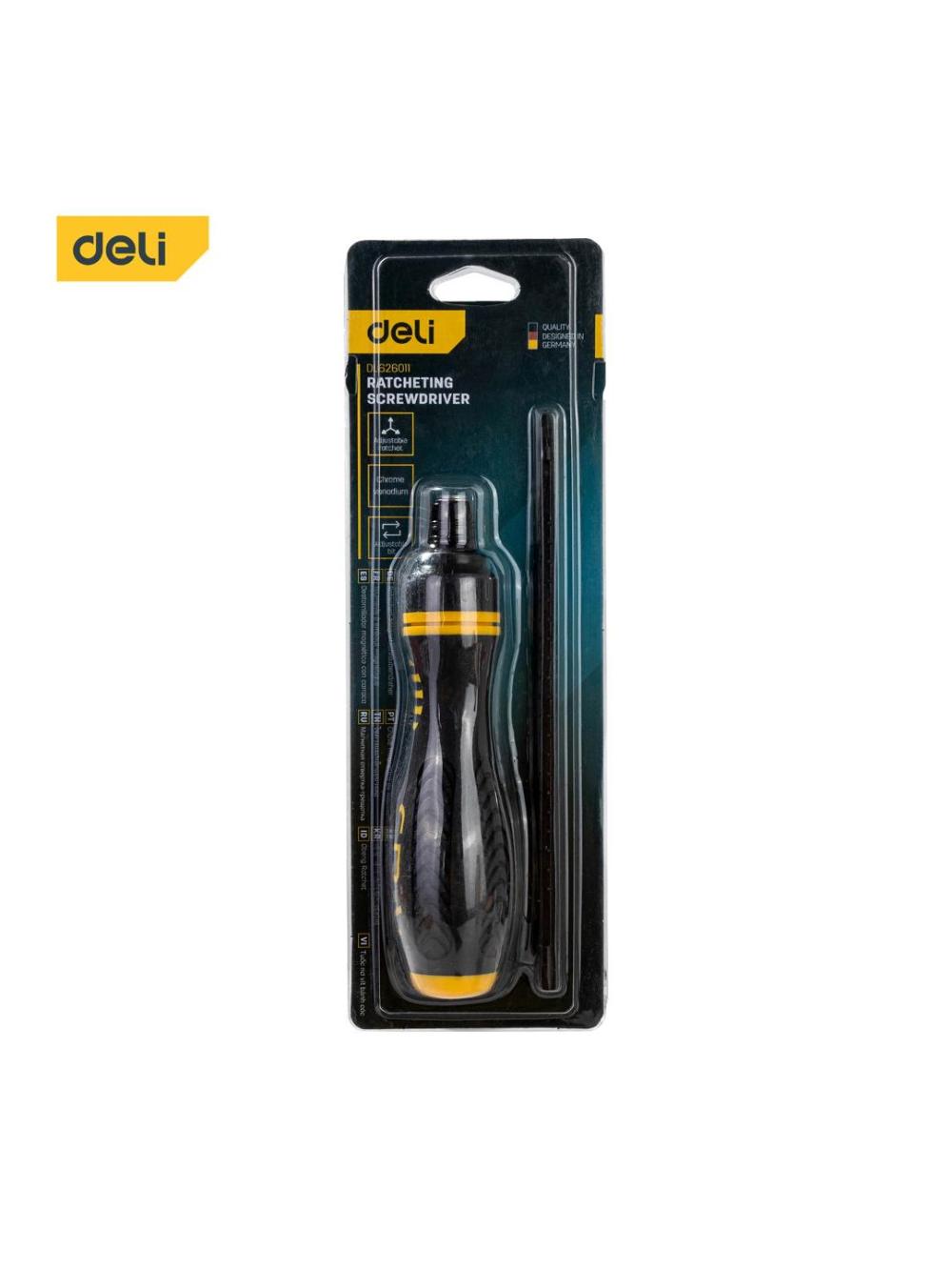 Отвертка 2в1 6/PH2x180mm D-EDL626011 Deli 1