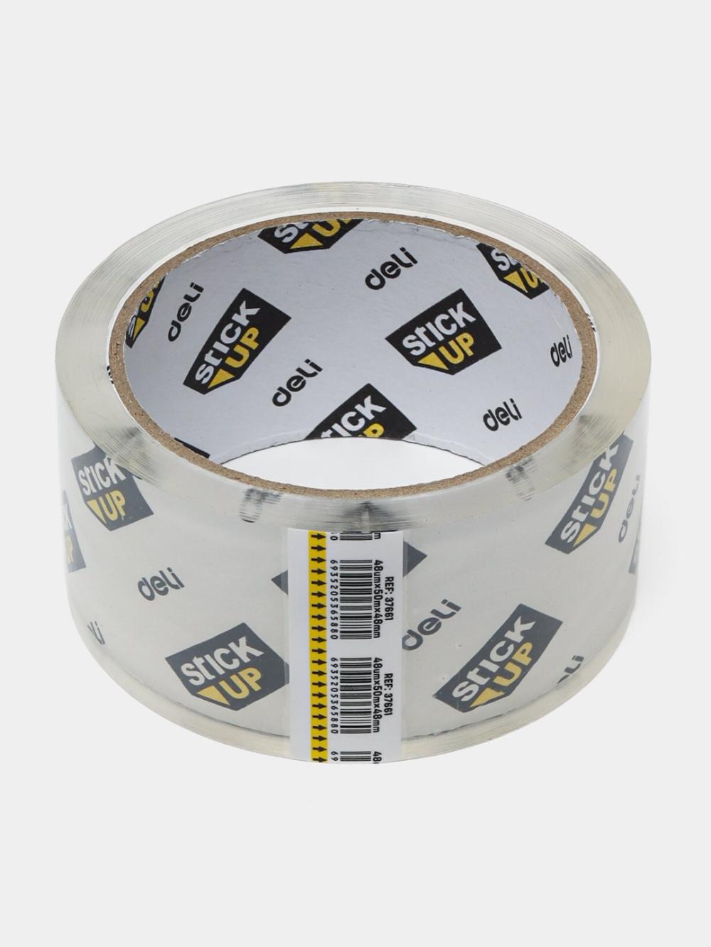 Скотч 48х50м Crystal Low Noise Deli D-37661 1