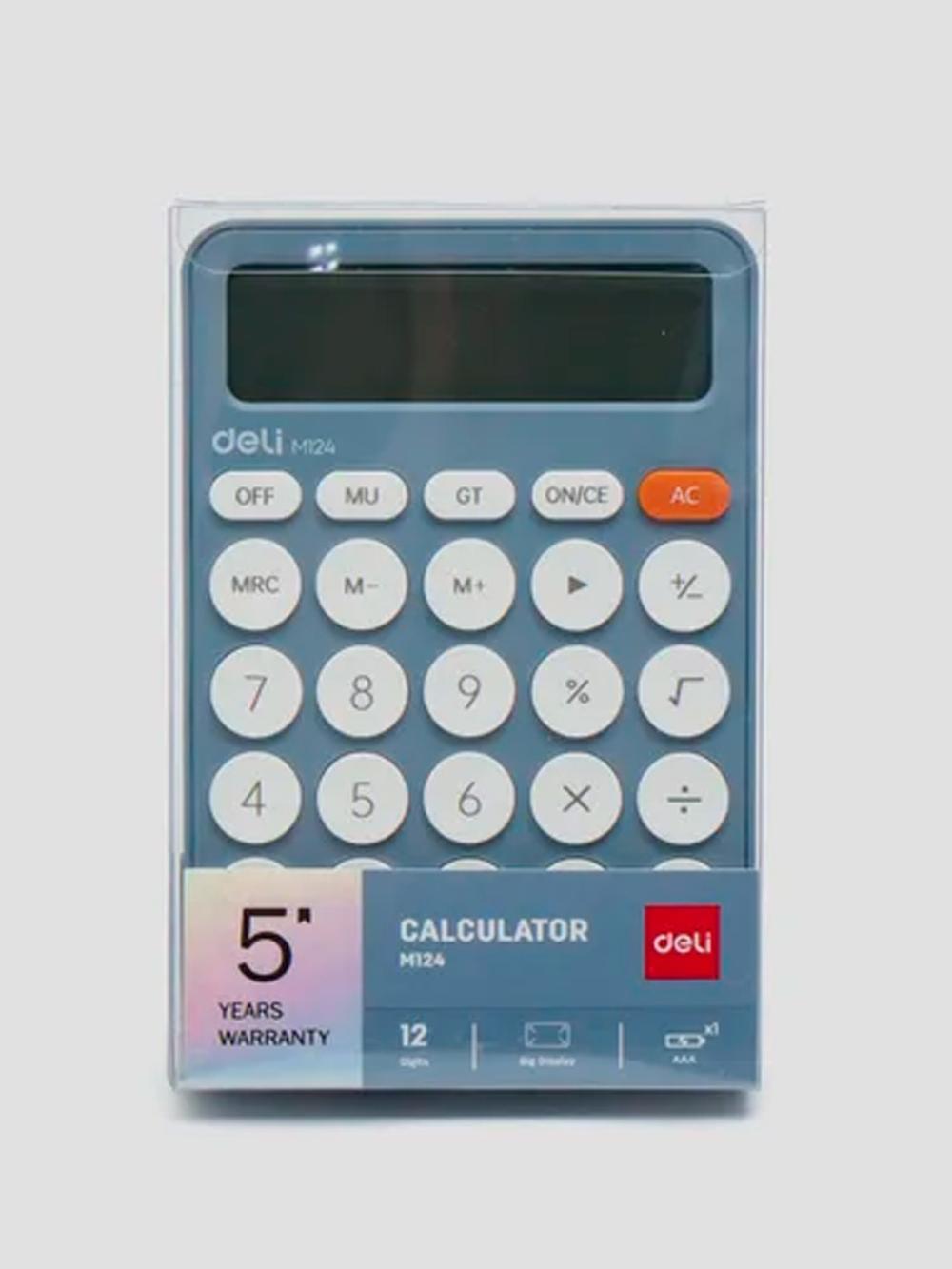 Kalkulyator 12 ta raqam Deli 1630 1