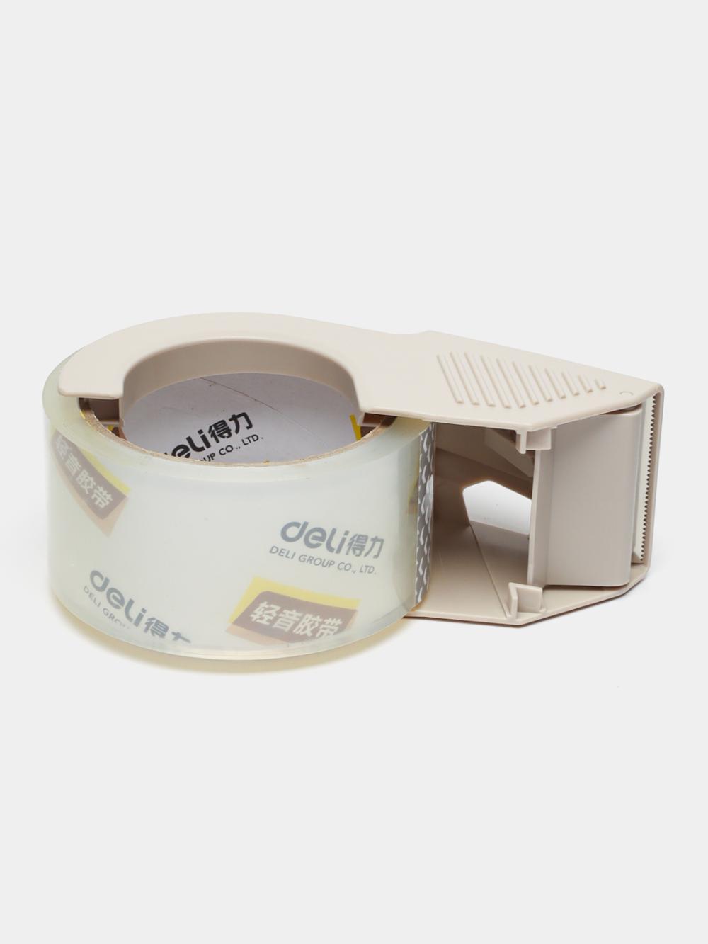 Скотч 48*40м с диспен. усилен. lownoise Deli 30042 3