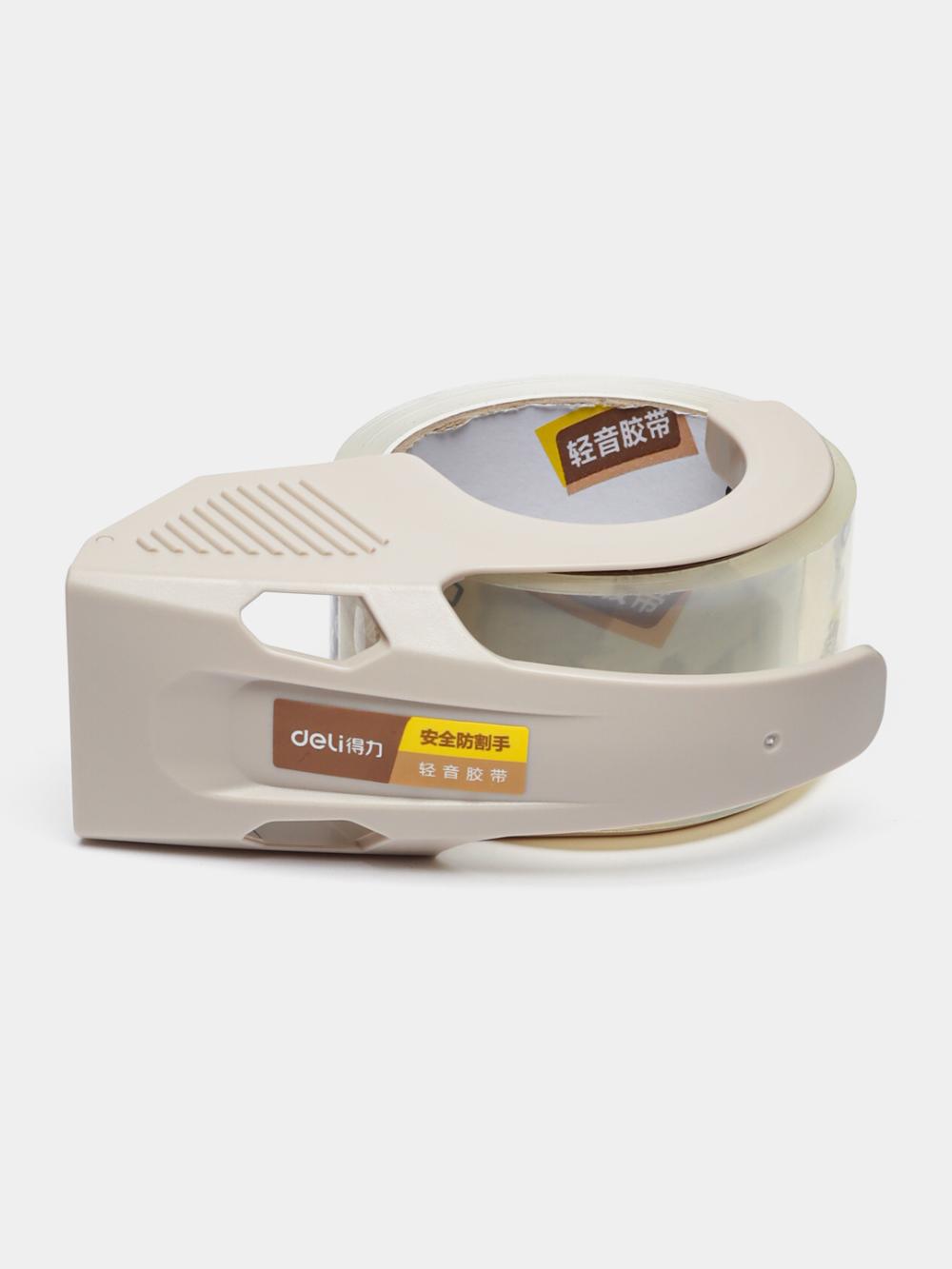 Скотч 48*40м с диспен. усилен. lownoise Deli 30042 4