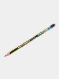 Карандаш 2B Deli с ластиком Graff 53200-WU 4