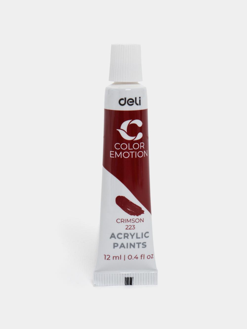 Akril bo'yoqlar 12 rang 12 ml / trubka Deli 12-12-C 3