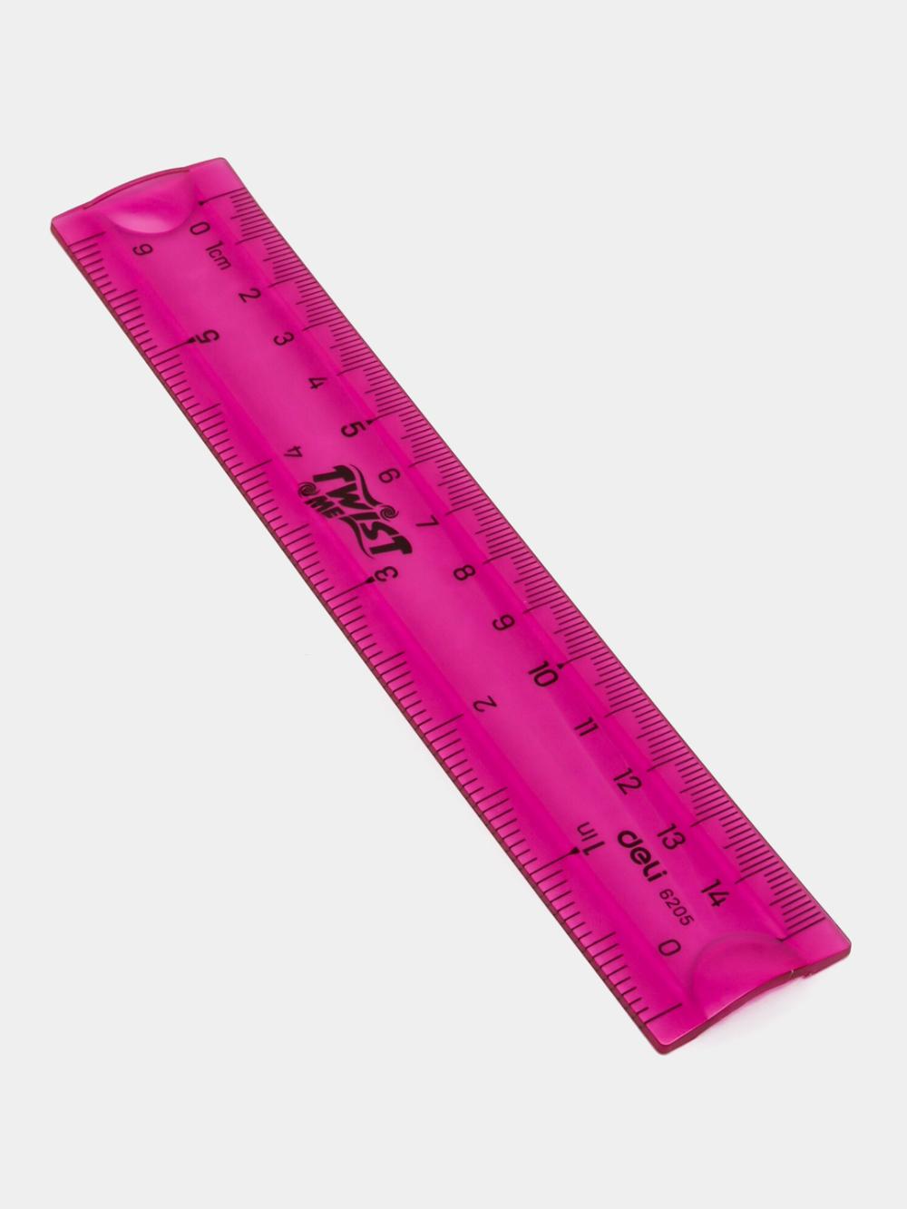 Линейка 15см Deli 6205 1