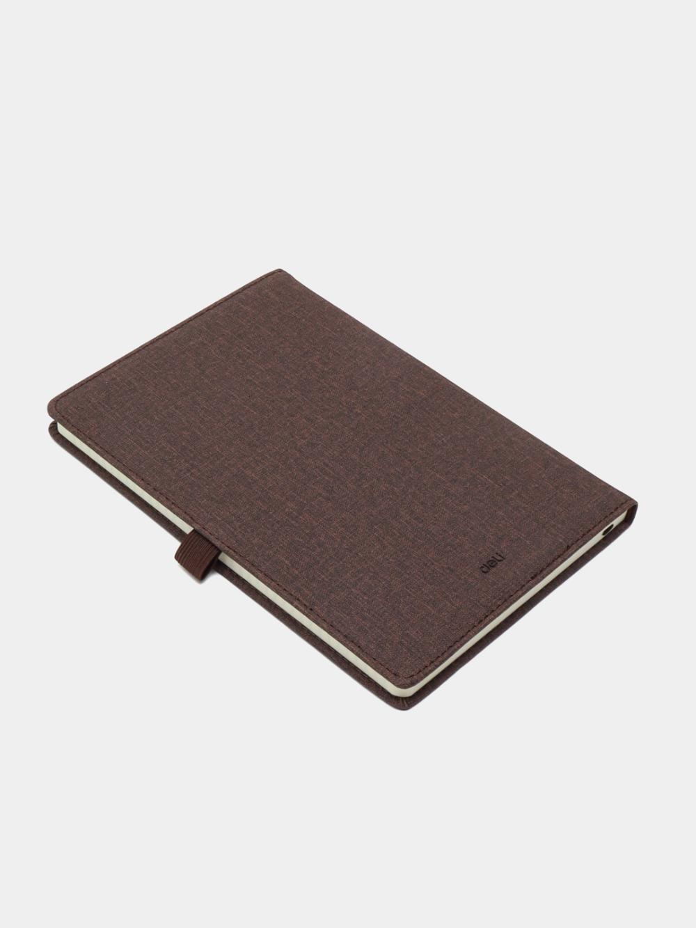 Книжка записная 96л A5 (светло-ср) Deli (клетка) 118G-N-lgr 2