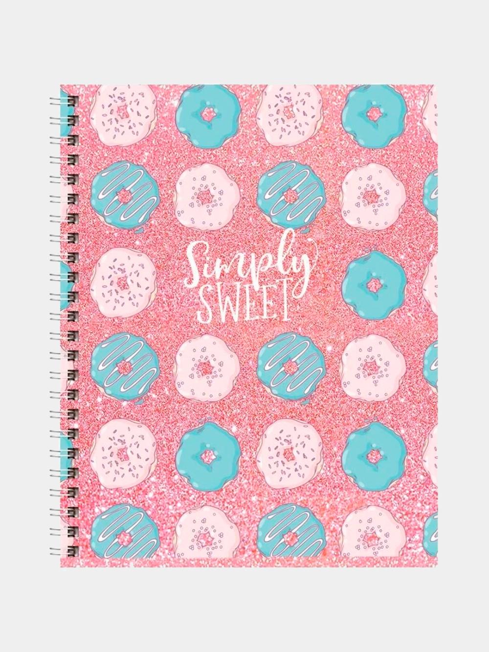Daftar 48 p., A5, taroqdagi katak BG "Simply sweet", yaltiroq Т5гр48_бл_9484 1