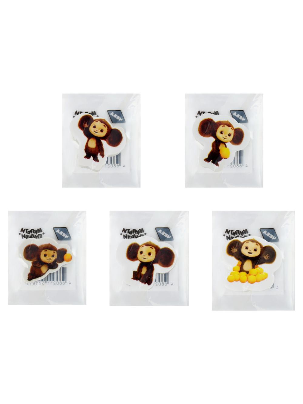 O`chirgich Multi-Pulti "Cheburashka", figurali, termoplastik kauchuk, 40*30*13mm, turli xil ЧБ_54161 2