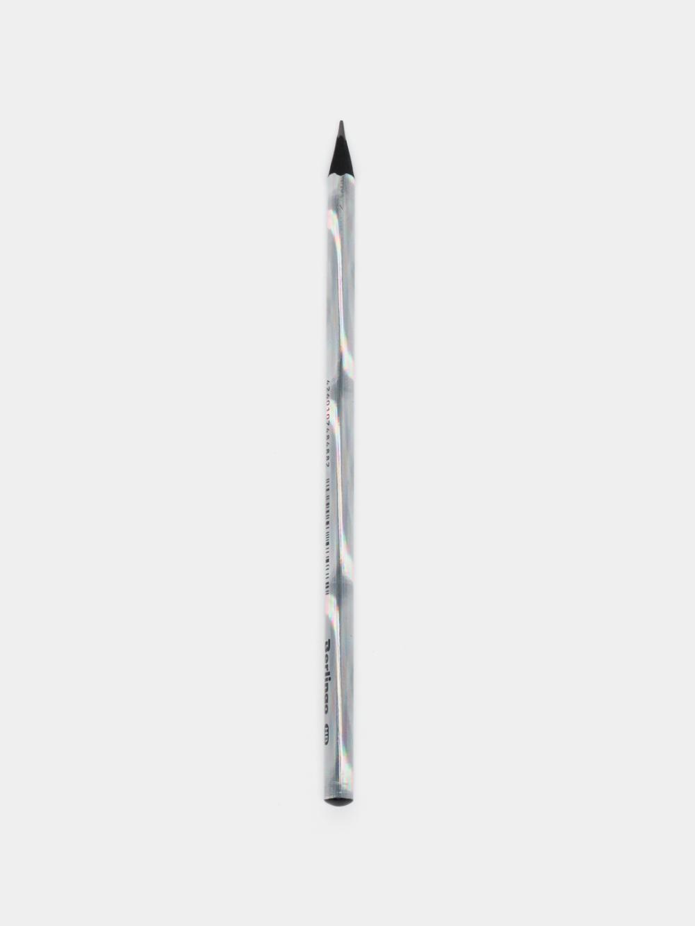 Qalam b/w Berlingo "Starlight" HB, qora, uchburchak, o'tkir. 175 mm BP01170-175 2