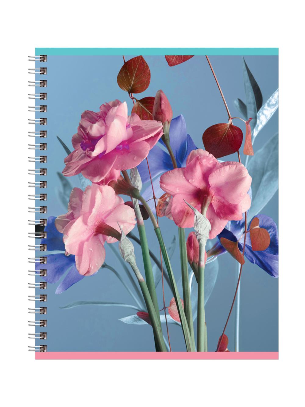 Тетрадь 80л., А5, клетка на гребне BG "Perfect flower", двойная обложка Т5гр80_2_11946 1