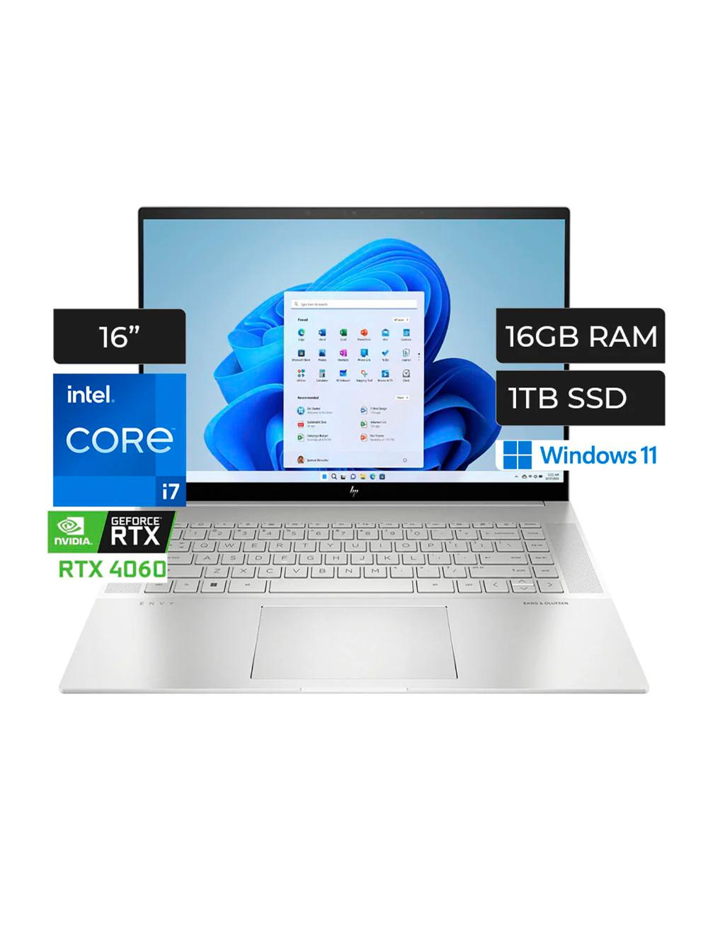 O‘yin noutbuki HP ENVY 16-H1053DX (16" Ultra XGA sensorli ekran | Intel Core i7-13700H | 16 GB DDR5 | 1 TB SSD | RTX 4060 8 GB) 2