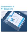 Папка с кнопкой А4 (прозр) EF705 Deli 705-EF 2