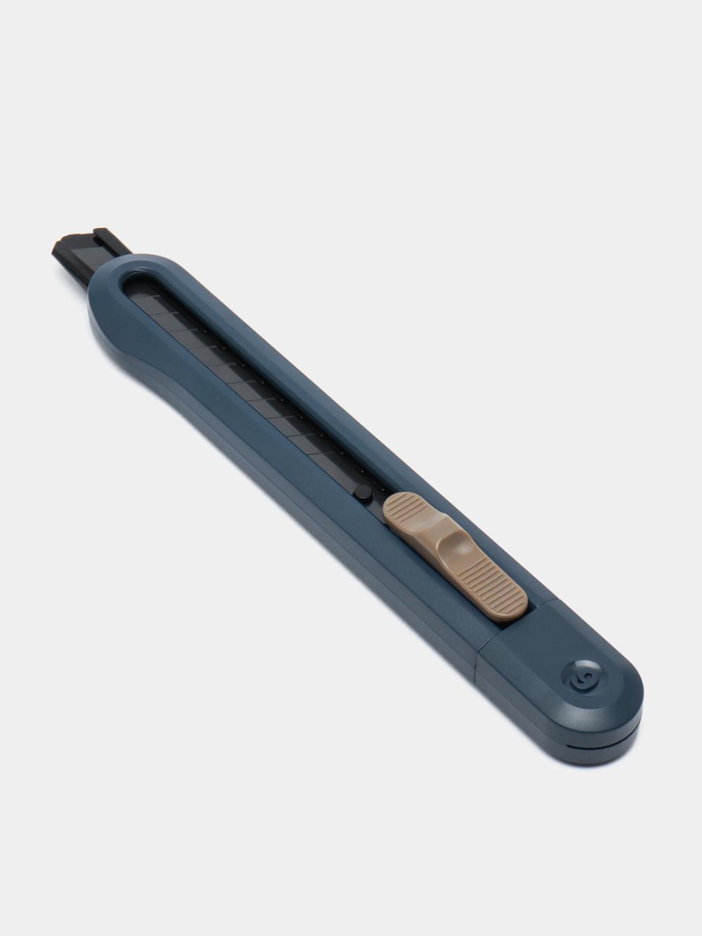 Нож  канцелярский 9мм NS063 (сн) Deli 063-NS-bl 1