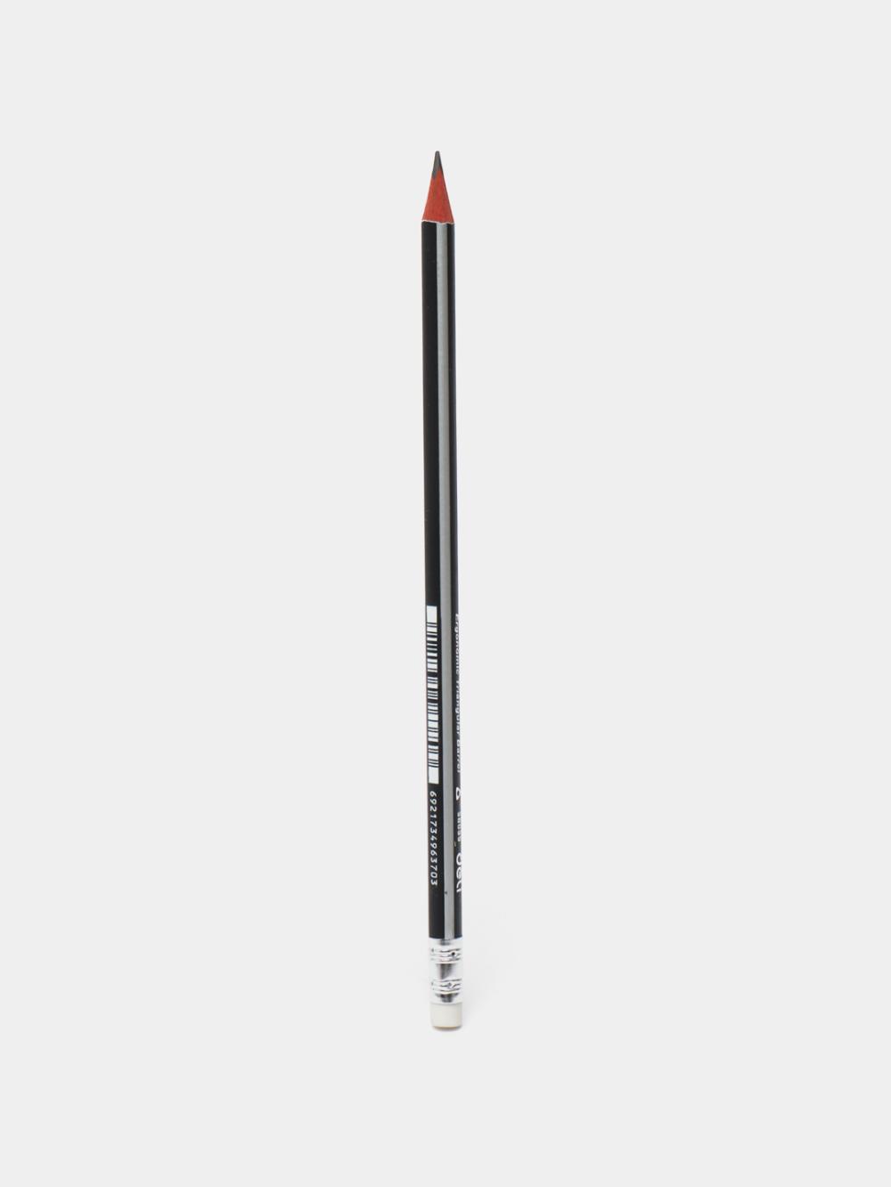 Карандаш HB 38039 Deli с ластиком 38039 1