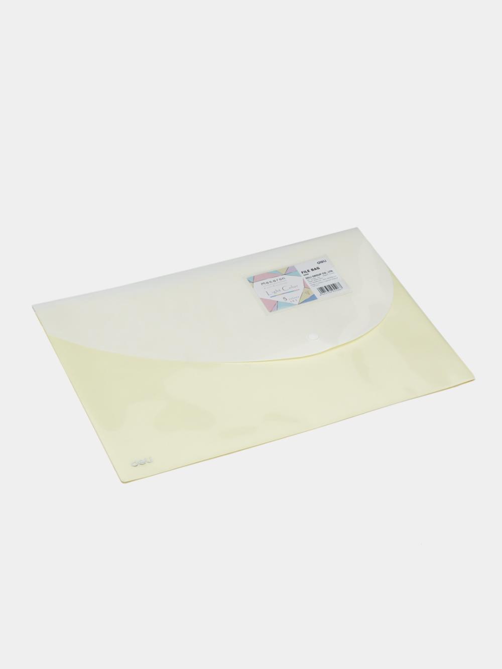 Папка с кнопкой  2 отд. Clear Bag 5506 Deli 5506 2