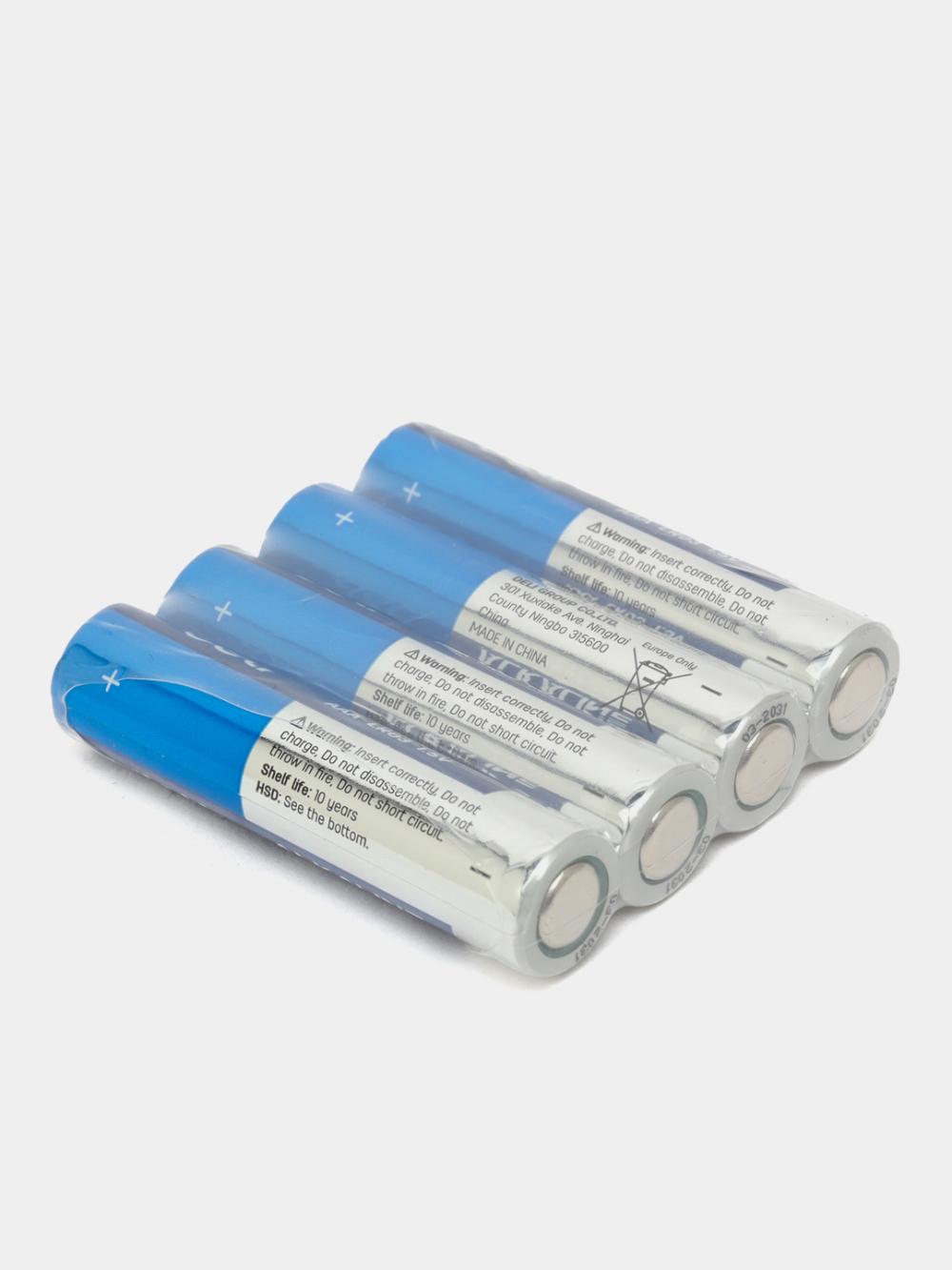 Batareyalar AAA LR03 1,5V 4 dona 18507 Deli 18507 2