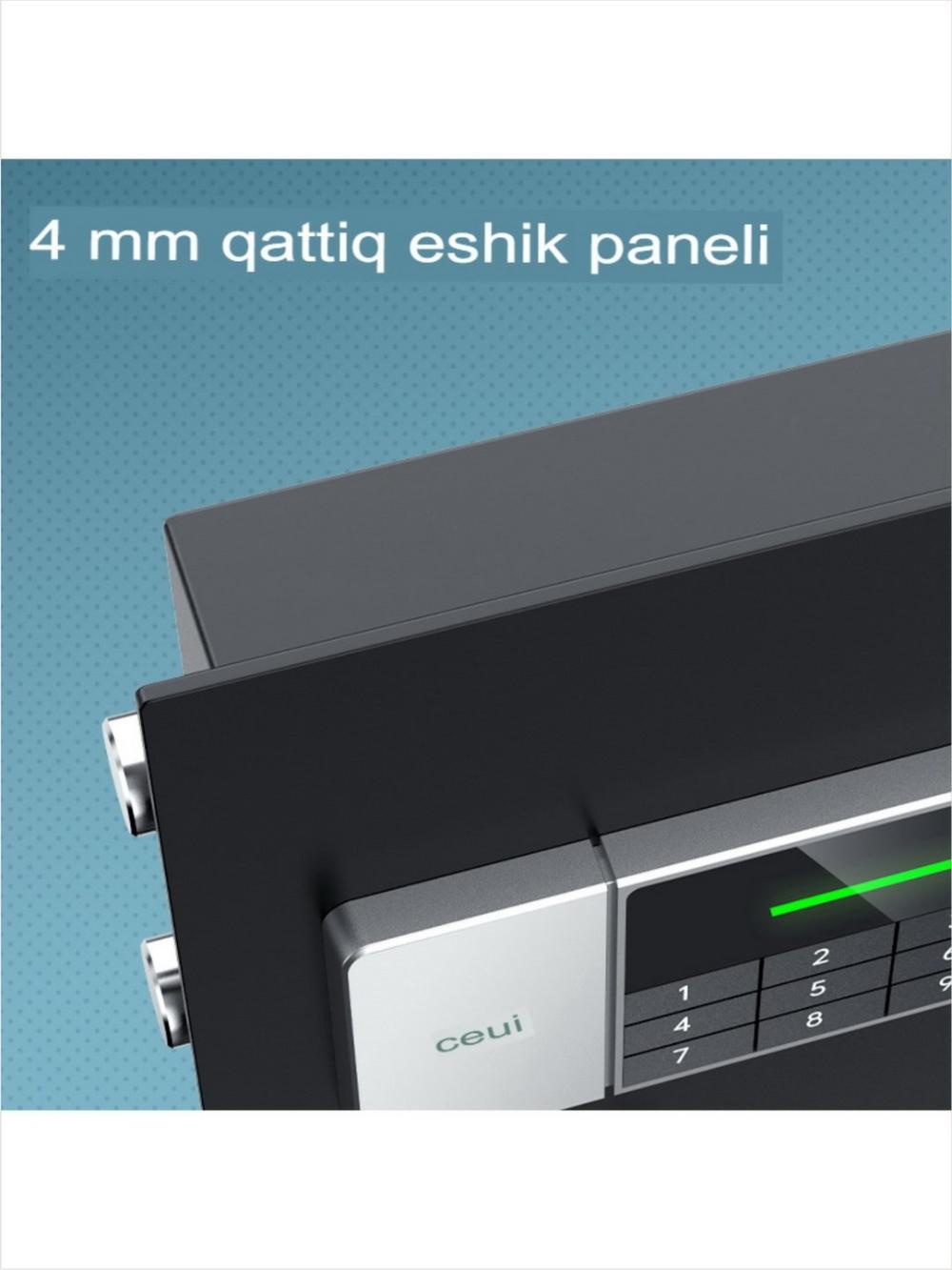 Seyf 450×380×320 mm, Deli ET551 (551-ET) 5