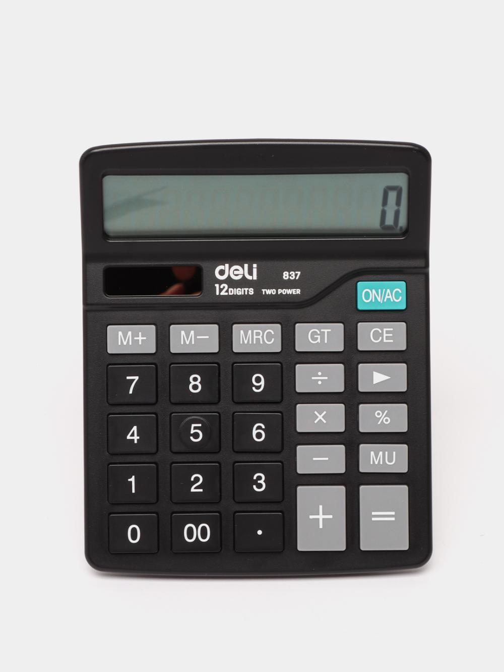 Калькулятор 12 разр. 837 Deli 837 1