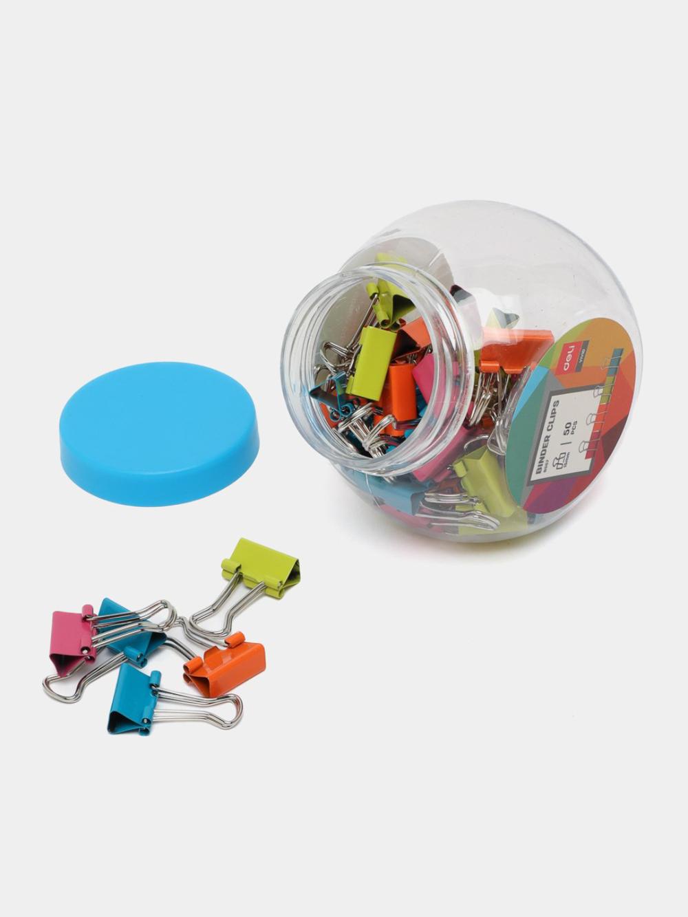 Qisqich 15 mm 50 dona (rangli) 8557 Deli 8557 2
