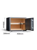 Сейф H300*W400*D300 с отпечатком AE682-Z Deli 682-Z-AE 3