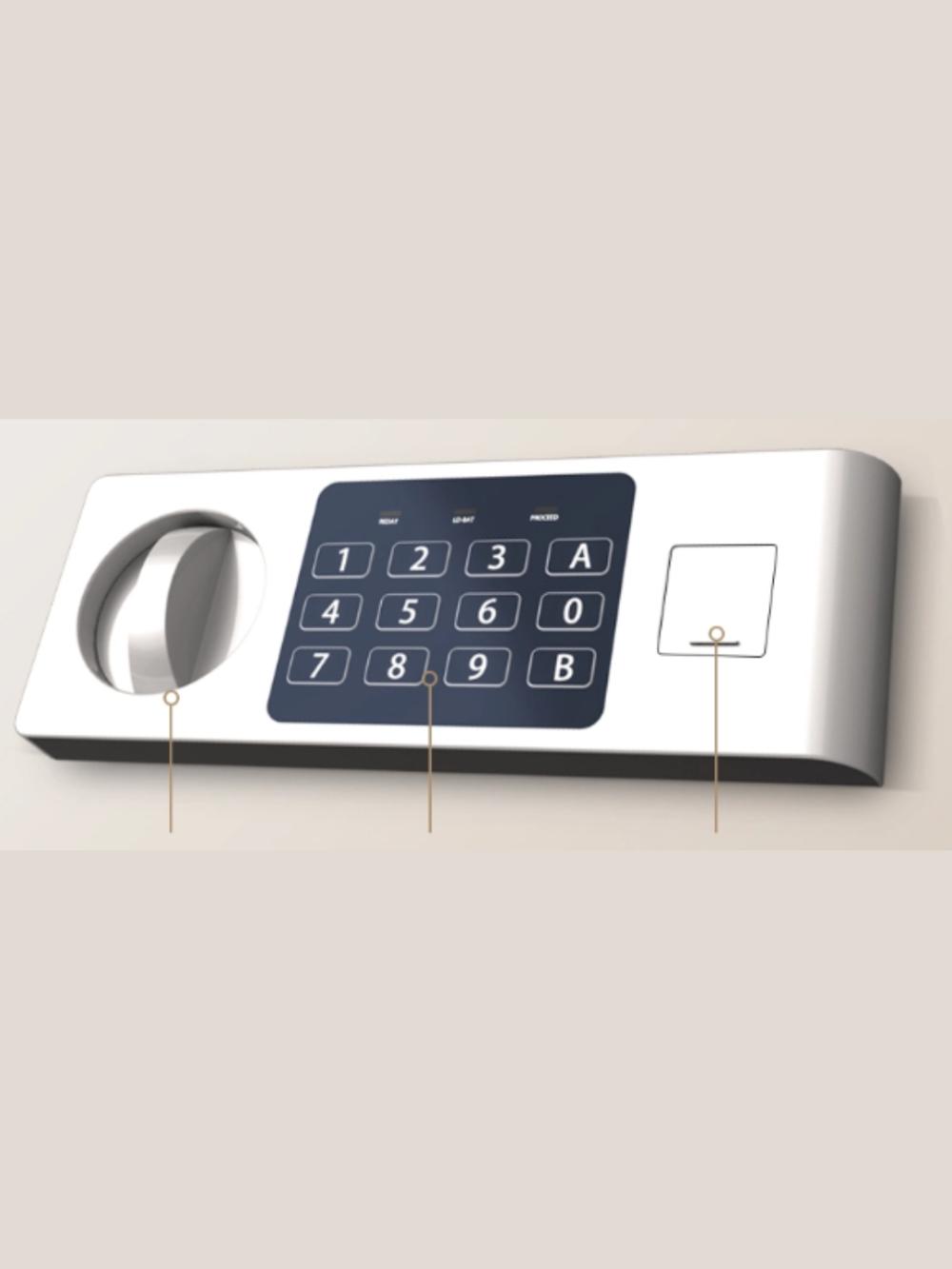 Seyf 250*350*250 ET521 Deli 521-ET 4